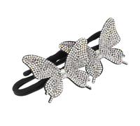 VALICLUD Accessori per Acconciature Chioma Farfalle Decorative Cristalli, Creatore di Chignon Leggero in Filo di Ferro e Elastico, per Uso Quotidiano e Occasioni Speciali