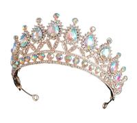 VALICLUD accessorio per con di diamanti addio nubilato tiara Nozze copricapo da donna da sposa accessorio del vestito per la festa strass Colorful