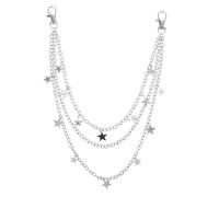 VALICLUD Accessorio Unisex Multi Layer con Pendente Punk Hip Hop per Goth Unici per