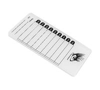 VALICLUD Acrylic Eyelash Display Board con Segni Vassoio per Extension per Personale Strumento per Estetiste e Make Up Artist Compatte e Materiale Resistente