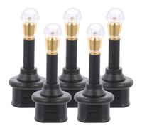 VALICLUD Adattatore Audio Ottico Digitale a 3,5 Mm Femmina, Convertitore Dac 96 Khz/24 Bit, Set da 5 Pezzi Nero, Protezione Sovratensione e Funzione Memoria Spegnimento, per Collegamento