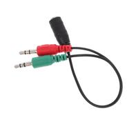 VALICLUD Adattatore Jack Audio Maschio Splitter Cuffie e Microfono per Smartphone e Cavo Resistente per Condivisione Musica Installazione
