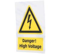 VALICLUD Adesivo di Avvertenza Alta Tensione Etichetta Elettrica di Sicurezza Resistente Cartello Adesivo per Quadri Elettrici ad Alta Visibilità per Uso Industriale