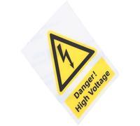 VALICLUD Adesivo Segnaletico di Alta Tensione Etichetta Elettrica di Avvertenza Industriale Autoadesiva Cartello di Sicurezza per Quadri Elettrici Resistente e ad Alta Visibilità per