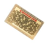 VALICLUD Amuleto Guanyin d Oro Portatile e Dettagliata Contro Sfortuna Per Casa e Ufficio