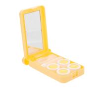 VALICLUD Astuccio Per Lenti Contatto Custodia Tascabile Scatola Decorativa Rotonda Piccola Custodia Portatile Organizer Per Lenti Contatto