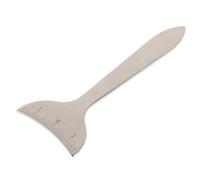 VALICLUD Bag Ruler Strumenti Per Gli Occhi Palpebra Strumenti Per Tatuare Le Sopracciglia Strumento Di Misurazione Del Righello Della Fronte Scudi Ombretto Pd Acciaio Inossidabile Silver