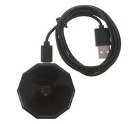 VALICLUD Base di Ricarica con Cavo Rinforzato Antirottura per Spazzolino Elettrico in Plastica Nera e Base Antiscivolo per Bagno