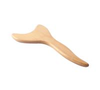 VALICLUD Bastoncino di Massaggio in Legno di Faggio per Gua Sha Strumento per Linfodrenaggio e Rigenerazione dei Tessuti, Adatto per Corpo e Viaggi