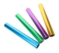 VALICLUD Bastoni da Staffetta in Alluminio 4 Pezzi Bastone da Corsa per Allenamento Sportivo e Gare su Pista, Design Ergonomico per Evitare Tagli Durante Passaggio (30 X 3,8 CM, Colori