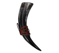 VALICLUD Bicchiere Corno Vichingo Nordic da Idromele con Capacità Coppa Medievale per Feste e Ritrovi Design con Cintura in PU da Bere per Bar e Celebrazioni