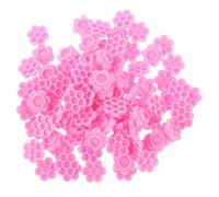 VALICLUD Bicchieri 500 per Extension Ciglia Pezzi Rosa in ABS Porta Colla L’essiccamento a Forma di Fiore Accessori per Laminazione Ciglia, Previene della Colla, per Studi e Servizi
