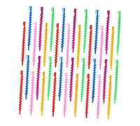 VALICLUD Bigodini a Spirale Piccoli Per Ricci Stretti 40 Pezzi in Plastica Abs Per Permanente, Bacchette Per Curling Chioma Naturali, Set Professionale Per Saloni e Uso Casa