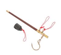 VALICLUD Bilancia in Legno Manuale Vintage con Bilanciere in Rame Scala Portatile per Casa e Cucina Precisione per Pesare Frutta Secca e Medicina Tradizionale Cinese Completo con Peso