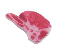 VALICLUD Bistecca Finta Artificiale Realistica in Plastica per Esposizione di Cibo, di Carne Simulata per Decorazioni Ristoranti, Cucina e Fotografia Professionale