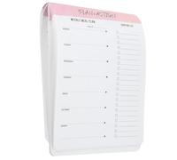 VALICLUD Blocco Note da Ufficio Multifunzione 1 Pezzo, Agenda Giornaliera Ampio Spazio per Pianificare, Taccuino Portatile per Casa e Lavoro, Accessorio Cancelleria per Studenti