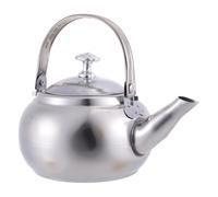 VALICLUD Bollitore in Acciaio Inossidabile per Tè e Caffè, Compatibile con Piani Cottura a Induzione a Gas, Design Argento Pratico per Preparare Tisane e Avena Stili multipli