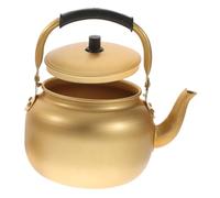 VALICLUD Bollitore in Alluminio per Tè e Vino Caldaia Piccola Resistente e Pratica Adatta Cucine a Gas e Fuochi Aperti Teiera in Metallo con Beccuccio Stretto per Flusso