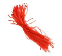 VALICLUD Borsa a Rete Per Frutta e Verdura Riutilizzabile Resistente in Materiale Traspirante, Lavabile e Pieghevole, Per Spesa a Domicilio e Conservazione, Confezione Da 50 Pezzi in Colore Rosso