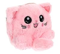 VALICLUD Borsa a Tracolla Accessorio Porta Telefono Borsa Porta Cellulare Borsa Pelosa Cartoni Animati Borse Tote Per Le Donne Portafogli Per Ragazze Da Donna Mini Borsa Peluche Peloso