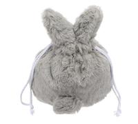 VALICLUD Borsa Cosmetica Morbida Con Orecchie Da Coniglio Pochette Con Coulisse Per Trucco e Toiletta Accessorio Adorabile Per Uscite e Shopping