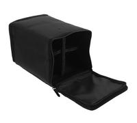 VALICLUD Borsa Porta Bombole da Campeggio in Tela Nera Piccola, Custodia Protettiva per Lanterne e Fornelli a Gas, Sacchetto Portaoggetti Portatile per Attrezzature Outdoor e Picnic