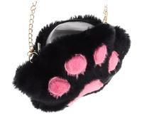 VALICLUD Borsa Spalla Forma Di Zampa Di Gatto Borsa Crossbody Portatile Con Catena Accessorio Carino Per Feste e Uso Quotidiano