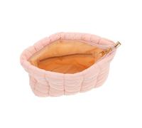 VALICLUD Borsa Trucco Piccola e Trapuntata Per Donne Accessorio Estetico Da Viaggio Invernale Pochette Elegante e Versatile Per Cosmetici Soft