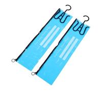 VALICLUD Borse Porta Extension Per Chioma Con Ganci, Set Da 2 Sacchetti in Pvc Impermeabili Per Conservazione e Protezione Parrucche, Organizer Appeso Multifunzionale Per Accessori Chioma