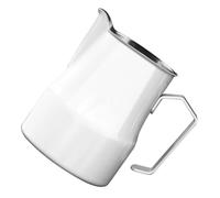 VALICLUD Brocca Cappuccino in Bianco da Acciaio Latte Inossidabile per Caffè Design Professionale per Sala Pranzo e Hotel