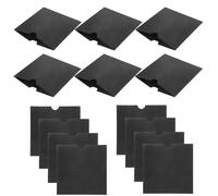 VALICLUD Bustine Porta CD e Dvd in Carta Kraft Nero 25 Pezzi Custodia Doppia per Protezione e Accesso Facile per Uso Ufficio e Business