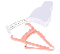 VALICLUD Calibro per Grasso Corporeo Plicometro e Misuratore Portatile Nastro Bianco per Misure Corporee Precise, Set da 2 Pezzi per Braccia, Vita e Cosce ad Uso Sportivo e Sartoria