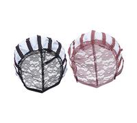 VALICLUD Calotta per Parrucca in Pizzo Regolabile a Rete 2 Pezzi, Cappucci Elastici Traspiranti per Chioma Lunghi e Corti, Accessori per Parrucchieri e Uso Quotidiano