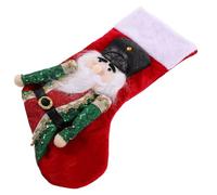 VALICLUD Calze di Natale Nutcracker Rosse da Appendere per Decorazioni Festive e Sacchetti Regalo Spaziosi per Dolci e Sorprese per Casa Ufficio e Feste Natalizie