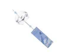 VALICLUD Campana a Vento da Appendere in Vetro Stile Giapponese Decorazione Ornamentale Leggera e Resistente per Giardino Balcone e Festività Portatile e Facile da Installare