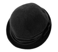 VALICLUD Cappello Cloche Vintage Elegante da Donna Cappello Decorativo con Fiore per Inverno Accessorio Chic per Occasioni Speciali e Quotidiane