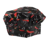 VALICLUD Cappello da Chef Cappello da Lavoro Traspirante per Cucina in Cotone Design Elastico e Assorbente Forma e Confortevole