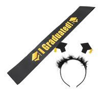 VALICLUD Cappello Laureato Fascia Per e Fascia Laurea Per Feste Di Laurea Per Cosplay e