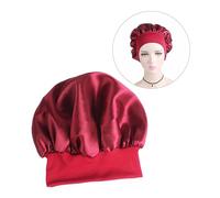 VALICLUD Cappello Notturno Elasticizzato Satin per Perdita Berretto con Fascia Elastica per Donne e Ragazze Scuro Comfort e Protezione per Chemioterapia e