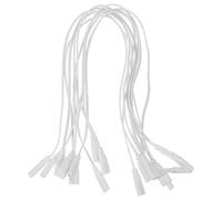 VALICLUD Cavo di Collegamento per Luci a LED 2 Pin da 50 CM Spina Doppia Estremità Set da 10 Pezzi Connettore per Apparecchi di Illuminazione Prolunga Sicura e Versatile per