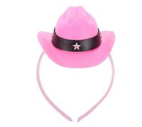 VALICLUD Cerchietto per Cappello a Cilindro Vintage da Donna Mini Copricapo Rosa Cinturino Accessori per Chioma a Tema per Feste di Compleanno Travestimenti e Carnevale