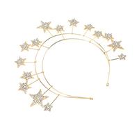 VALICLUD Cerchietto Sposa con Stelle Accessorio Nuziale per Donne e Ragazze Decorazione per Matrimonio e Facile Indossare Accessorio per Cerimonie e Speciali