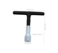 VALICLUD Chiave Manico T per Dadi Occhiello in Acciaio Robusto Strumento Manuale per Installazione Ganci Appendere Utile per Fissaggi Precisi e Montaggio Sicuro