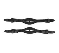 VALICLUD Cinghie di Ricambio per Pinne Sub Open Heel Regolabili Nere | PVC e Plastica, Fissaggio Rapido Fibbia, per Allenamento in Piscina e Immersioni