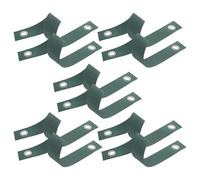 VALICLUD Cinghie di Supporto per Alberi con Occhielli Rinforzati 10 Pezzi Verde Cinghie Antivento Elastiche per Pali e Rami Fasce di Ancoraggio per Vivaio e Giardinaggio Esterno