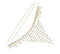 VALICLUD Cintura a Catena Decorativa Nappe Lucide per Donna, Gioielli per Corpo per Feste e Discoteche, Accessorio Estivo per Danza del Ventre e Abiti Eleganti