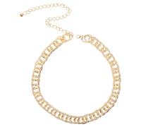 VALICLUD Cintura a Catena in Metallo Regolabile da Donna Accessorio per Abiti Design Irregolare Doppio Ovale Cintura Sottile Elegante per Gonna e Vita Catena per la Vita alla Moda