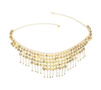 VALICLUD Cintura da Donna Boho con Nappe e Campanellini Catena Vita Regolabile in Metallo Leggero per Danza del Ventre Performance e Feste Accessorio Danza Ventre Elegante e Versatile