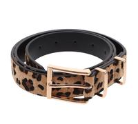 VALICLUD Cintura Da Donna Regolabile Con Stampa Leopardata Cintura Da Corsetto Da 105 Cm in Similpelle Realistica Per Outfit Casual E Formali