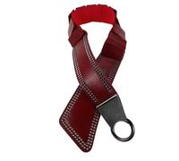 VALICLUD Cintura Elastica Borchie e Rivetti per Donna Cintura Vita Punk Rock Rossa Imbracatura per Abiti Moda Festa Cosplay e Look Western